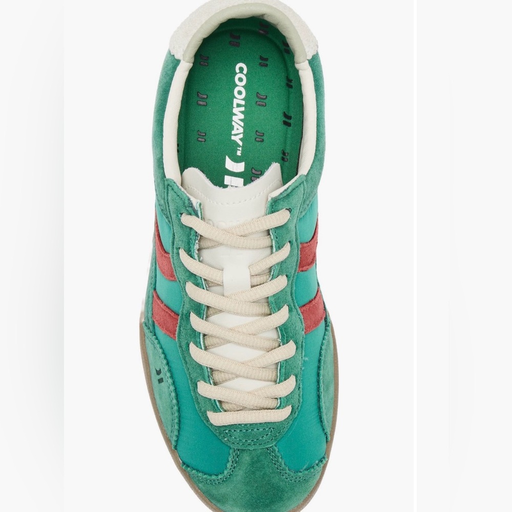 Coolway Vibrant Green and Coral Sneakers Size 41/10 NWT - Picture 2 of 12